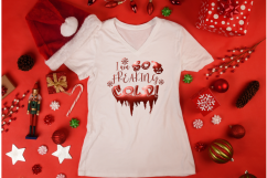 Christmas SVG I Am So Freaking Cold by Happy Vinyls Product Image 2