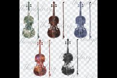 20 Galaxy Violin Clip Arts Music Galaxy Wedding Romantic Product Image 10