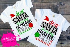 Dear Santa it was my Brothers Fault SVG Product Image 1