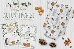 Baby shower autumn forest Product Image 1