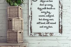Those we love don't go away SVG, DXF, JPG, PNG, AI, EPS Product Image 3