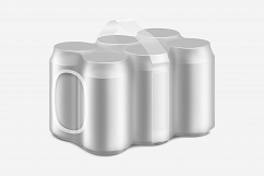 Aluminum Can 6 Pack Mockup Product Image 7