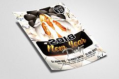New Year Party Flyer Product Image 3