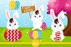 Easter illustrations, Easter graphics Product Image 1
