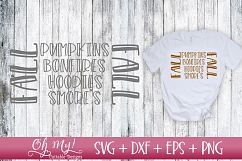 Fall Pumpkins Bonfires Hoodies Smore&#039;s - SVG DXF EPS PNG Product Image 2