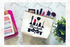 Makeup split frame, lipstick in SVG, DXF, PNG, EPS, PDF Product Image 2