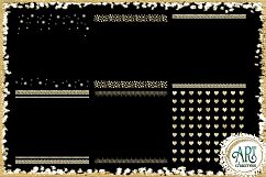Champagne Ivory Gold Seamless Digital Papers,Border,Overlay Product Image 5