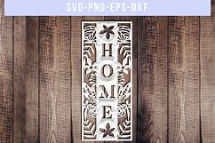 Home SVG Cut File, Welcome Sign SVG Designs, DXF EPS PNG Product Image 3