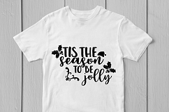 Tis The Season To Be Jolly - Christmas SVG EPS DXF PNG Product Image 2