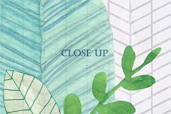 16 Handpainted Watercolor Leaves Product Image 2