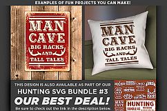 Man Cave Big Racks Tall Tales - Deer HUNTING SVG Files - 852 Product Image 2