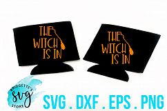 The Witch Is In SVG, DXF, PNG, EPS Cut File Product Image 1