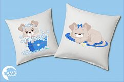 Boy Puppy Dog clipart, graphics, illustrations AMB-1930 Product Image 3