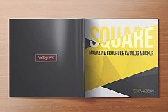 SQUARE MAGAZINE BROCHURE CATALOG MOCKUPS Product Image 8