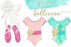 Ballerina &amp; Ballet Clipart Set Product Image 5