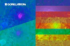 150 colorful polygon backgrounds by Gorillaroni Product Image 4