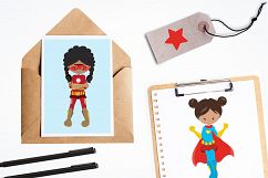 Superhero Girls  graphics and illustrations Product Image 4