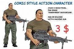 Machine Gun Man Product Image 1