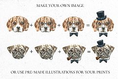Watercolor Dogs. Animal creator. Product Image 6