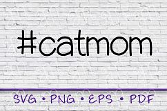 cat mom, catmom, cat mom svg, cat lover, cat lover gift, mom Product Image 1