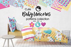 BABY-UNICORN, digital papers Product Image 1