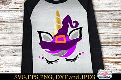 Halloween Unicorn Witch Hat Product Image 1