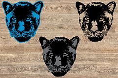 Panthers Head SVG Cutting Files Panther1057s Product Image 3