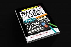 Back to School Party Flyer Product Image 1