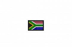 South African Flag Machine Embroidery Design Product Image 2