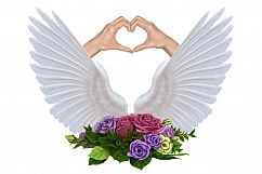 love elements hand painting vector Product Image 1