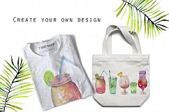 Summertime. Watercolor clip art. Product Image 5