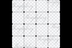 16 Seamless Black Minimalist Dot Overlay Transparent Papers Product Image 3