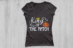 King of The Patch SVG, Halloween svg, Pumpkin svg, Fall svg. Product Image 2