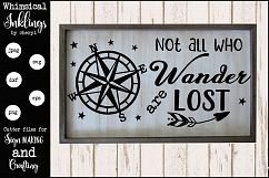 Not All Who Wander SVG Product Image 1