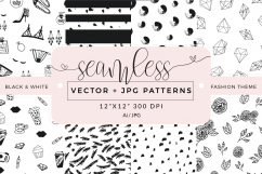 Seamless vector patterns - pack of 8 Product Image 1
