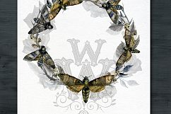 Halloween watercolor pack, Jack o Lantern pumpkin, wreath Product Image 14