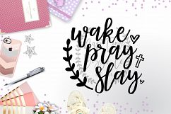 Wake Pray Slay SVG Product Image 1