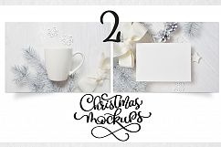 Christmas mug and letter mockup Product Image 7