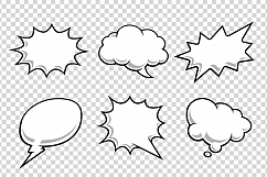 Comic Speech Bubbles Product Image 8