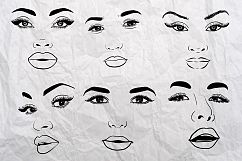 26 Woman faces set. Product Image 4