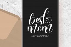 Best Mom Happy Mother&#039;s Day Printable Product Image 2