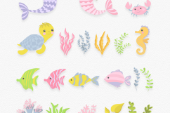 Cute Mermaids Illustration Set Product Image 2