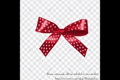 56 Christmas Bows and Ribbons Clip Arts PNG Transparent Product Image 7