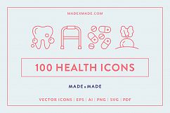 Line Icons - Health Product Image 1