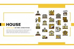 Timber Frame House Landing Header Vector Product Image 1