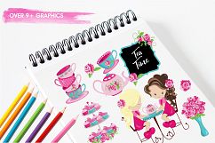 Tea Time graphics and illustrations Product Image 3