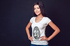 20 Top Girls T-Shirt Mock-Up Product Image 24