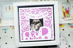 Elephant frame paper cut SVG / DXF / EPS Files Product Image 3