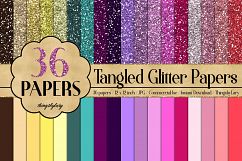 SALE OFF 432 Glitter Digital Paper, Princess Kid Party Paper Product Image 12
