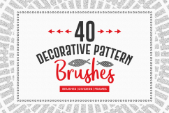 40 Decorative Pattern Brushes Product Image 1